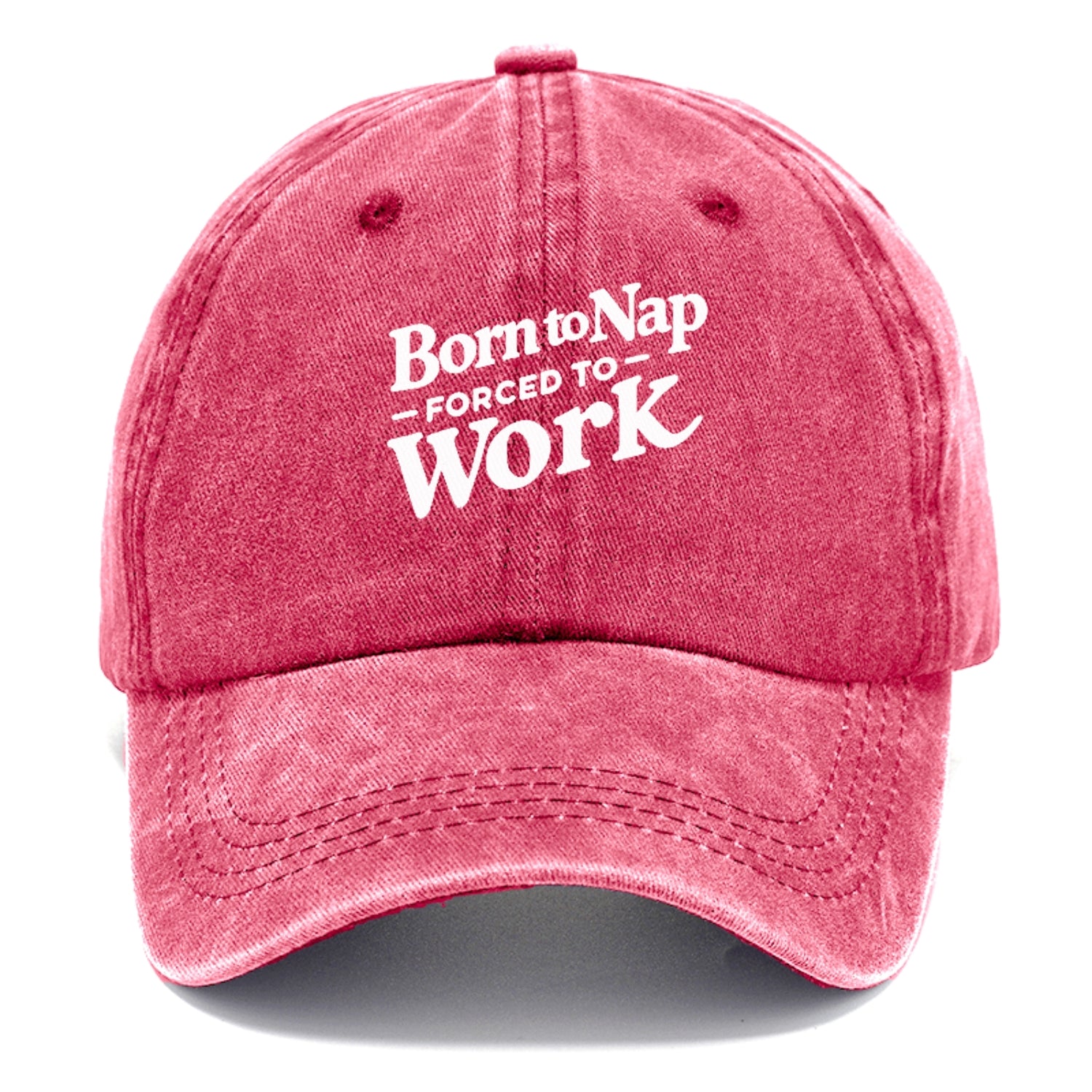 born to nap forced to work Hat