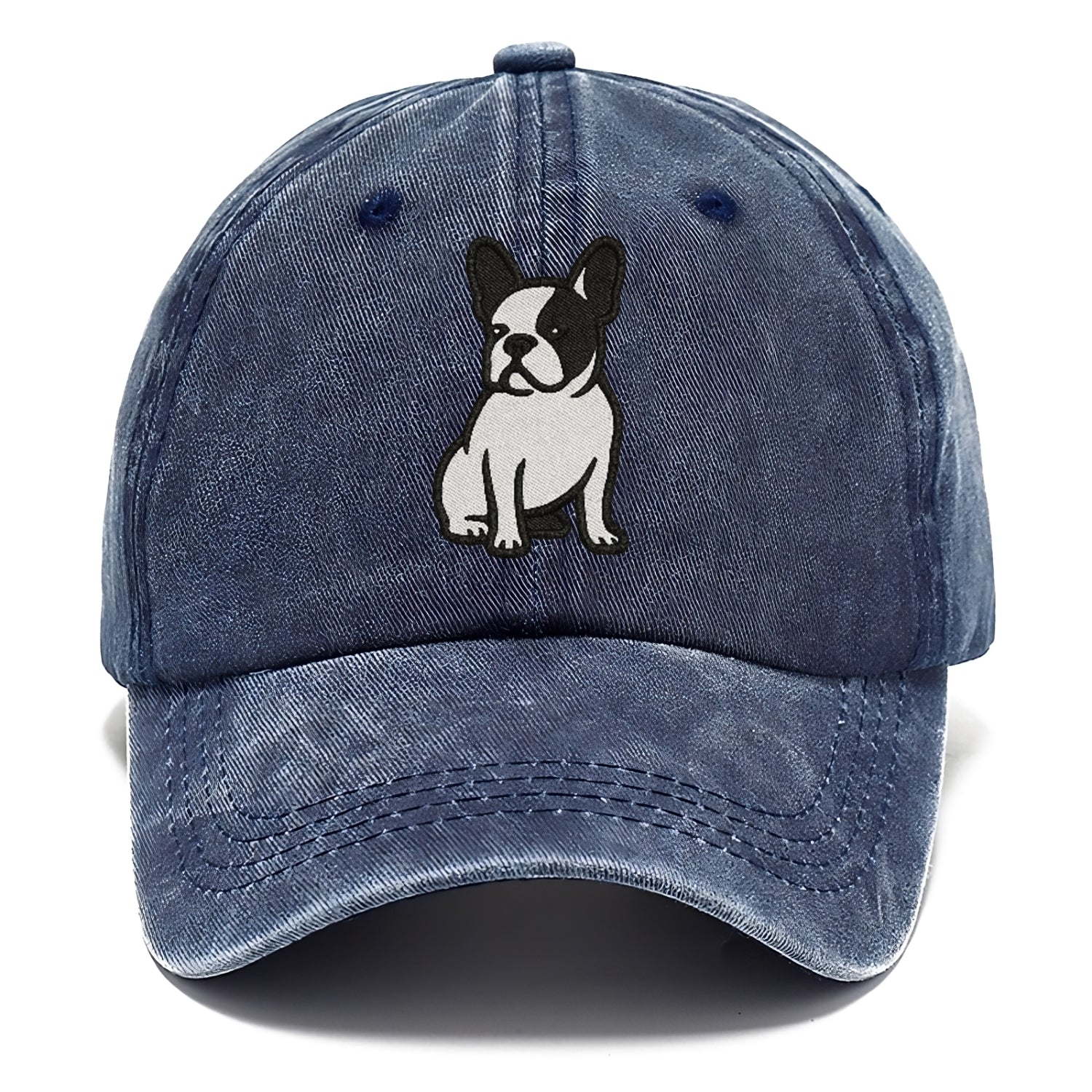 french-bulldog-black-white-charming-pose Hat