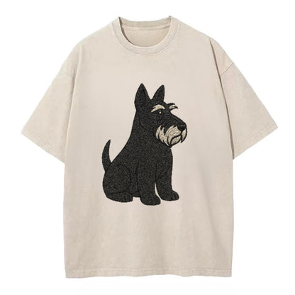 Scottish Terrier Black Sitting Pose Hat