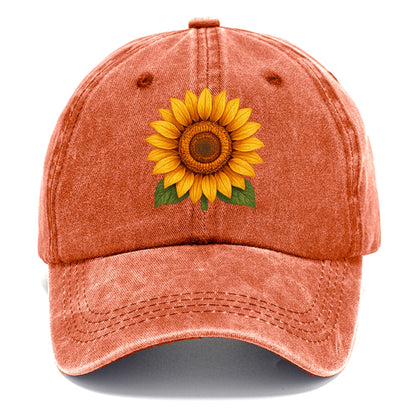 golden sunflower bloom Hat