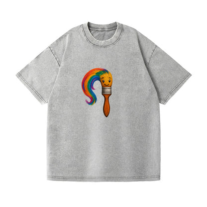 rainbow brushstrokes Hat