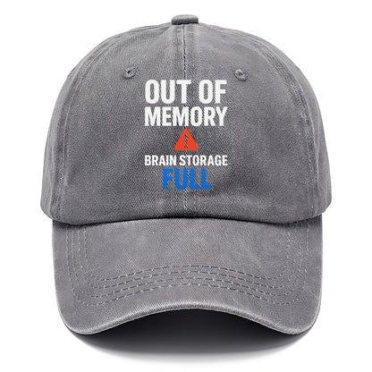 out of memory Hat