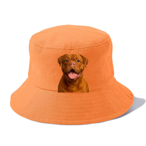 Dogue De Bordeaux: Noble Guardian Hat Bucket Hat