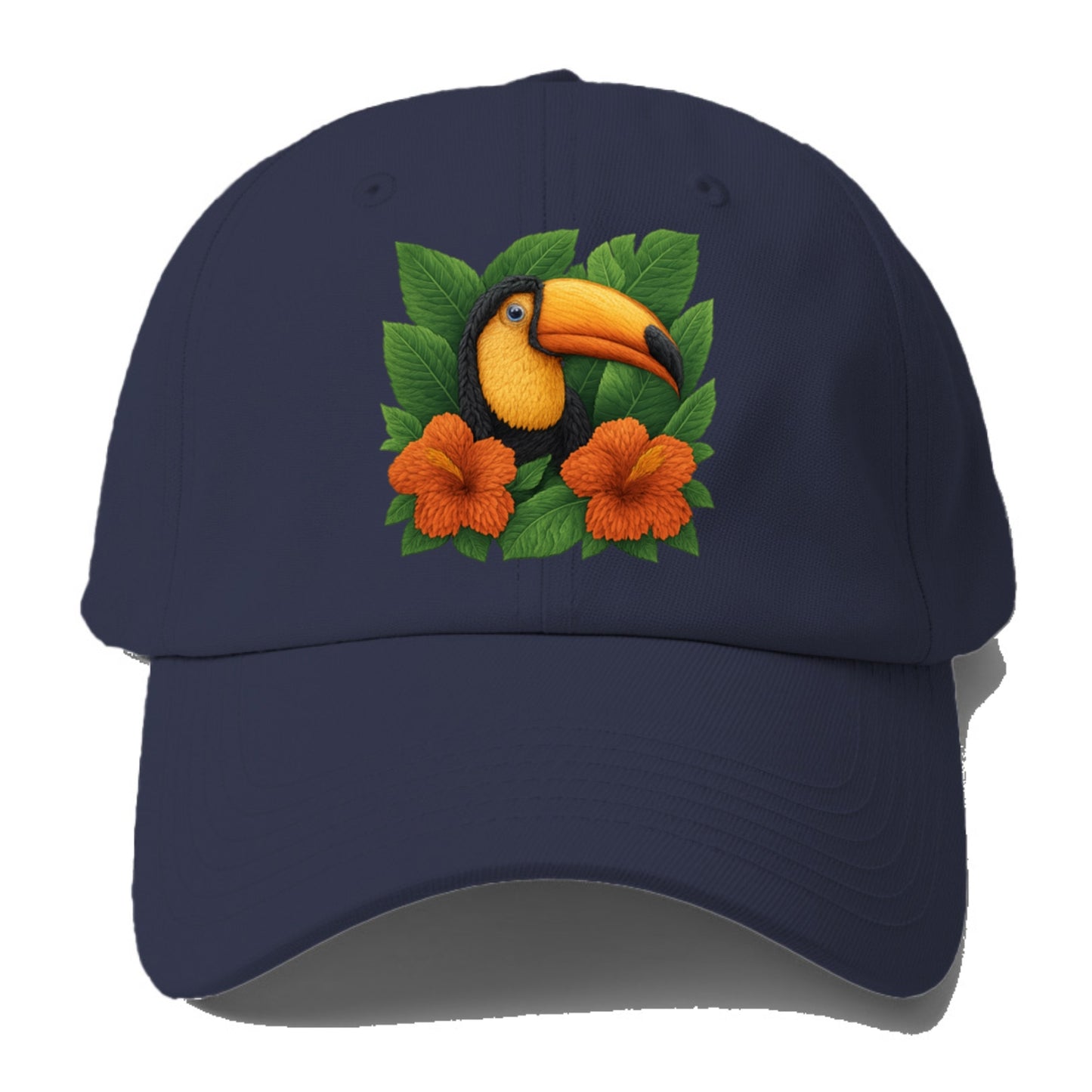 tropical paradise toucan bloom Hat