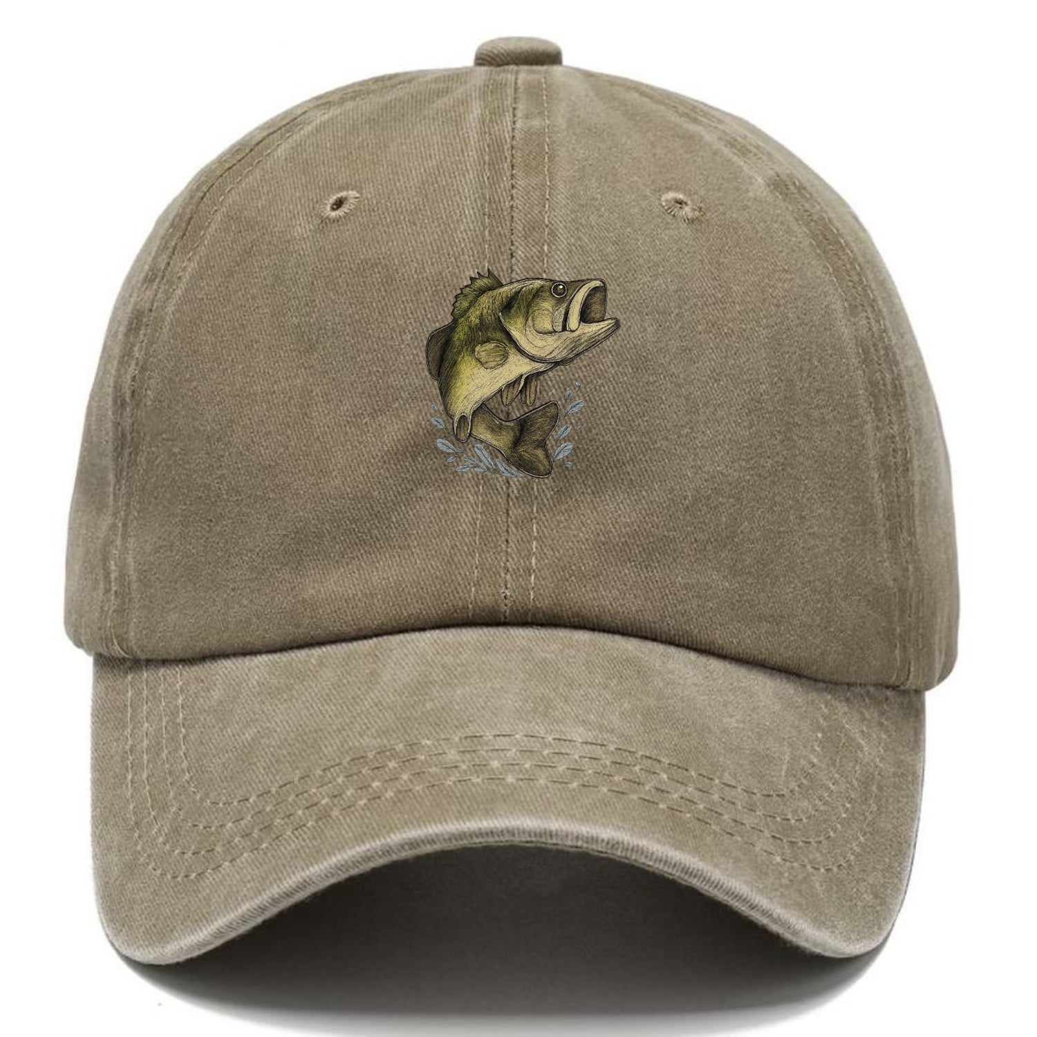 leaping bass fishing Hat