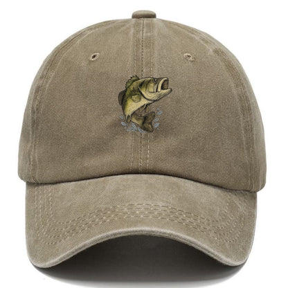 leaping bass fishing Hat