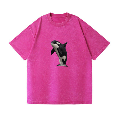 majestic orca leaping from the waves Hat