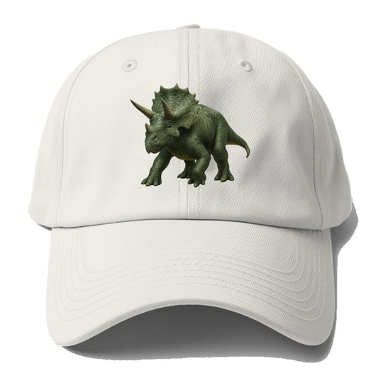 detailed triceratops in verdant light Hat