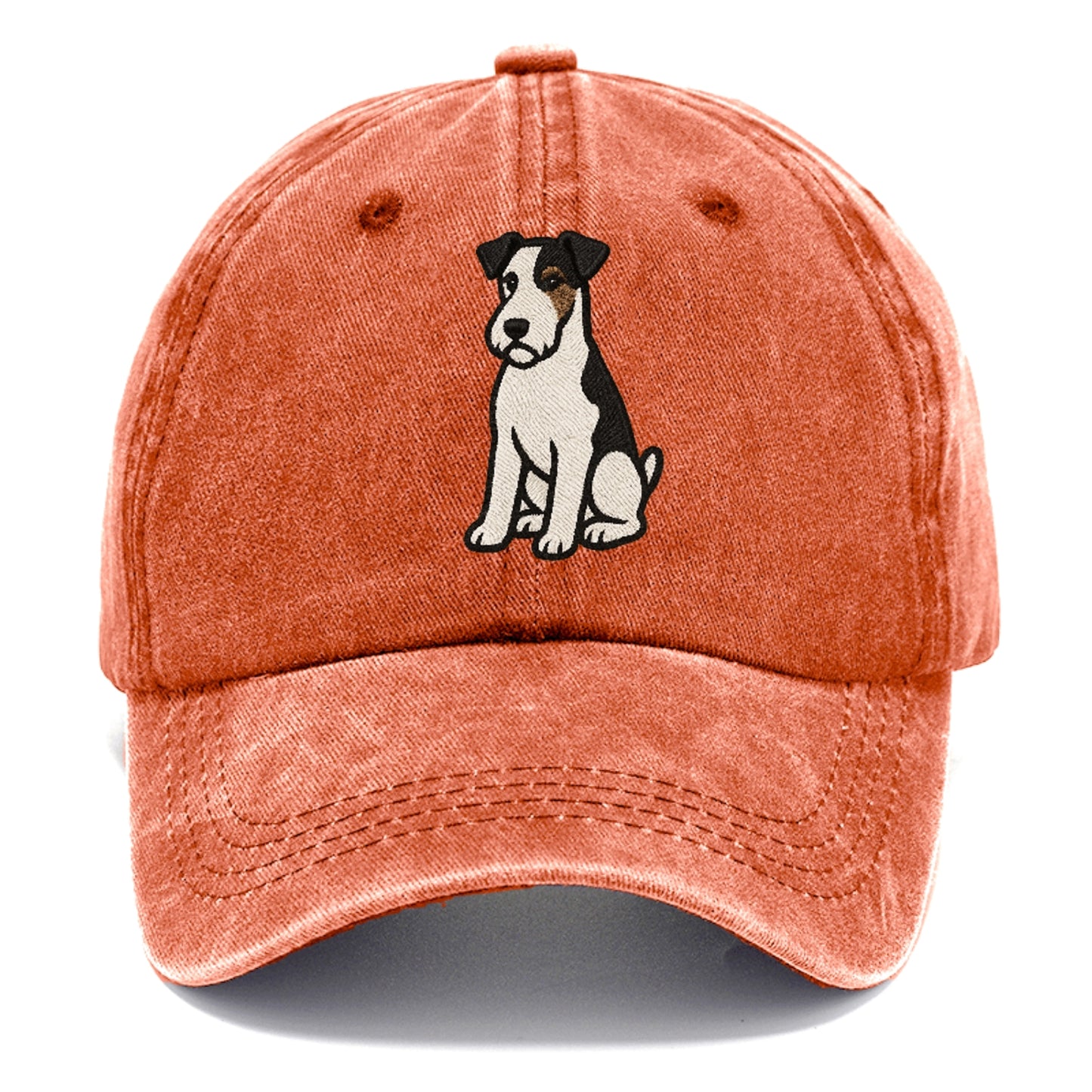 wire-fox-terrier-white-black-markings-spirited-charm Hat