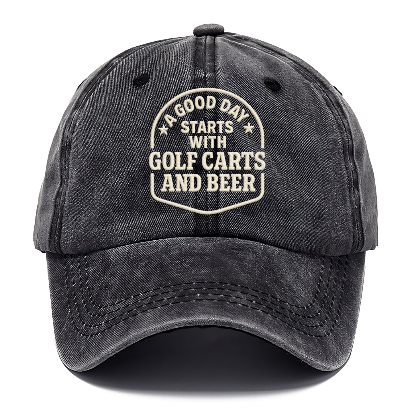 golf and leisure slogan Hat