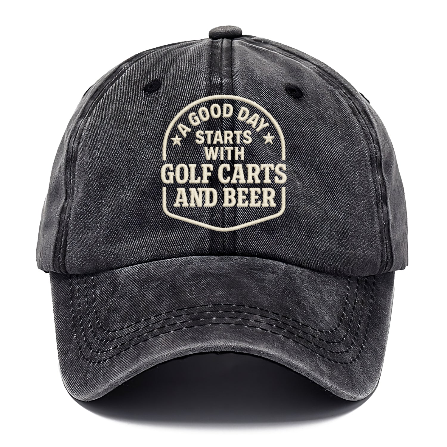 golf and leisure slogan Hat
