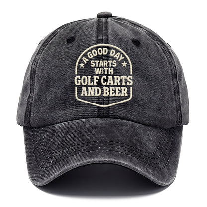 golf and leisure slogan Hat