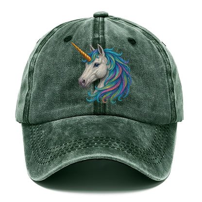 unicorn colorful mane Hat