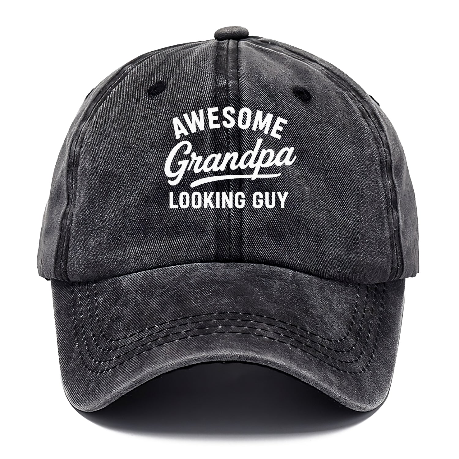 awesome grandpa looking guy Hat
