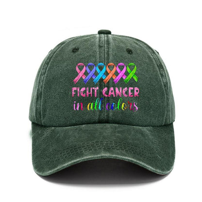 Rainbow Warrior: The Cancer Awareness Hat for Advocates of All Colors - Pandaize
