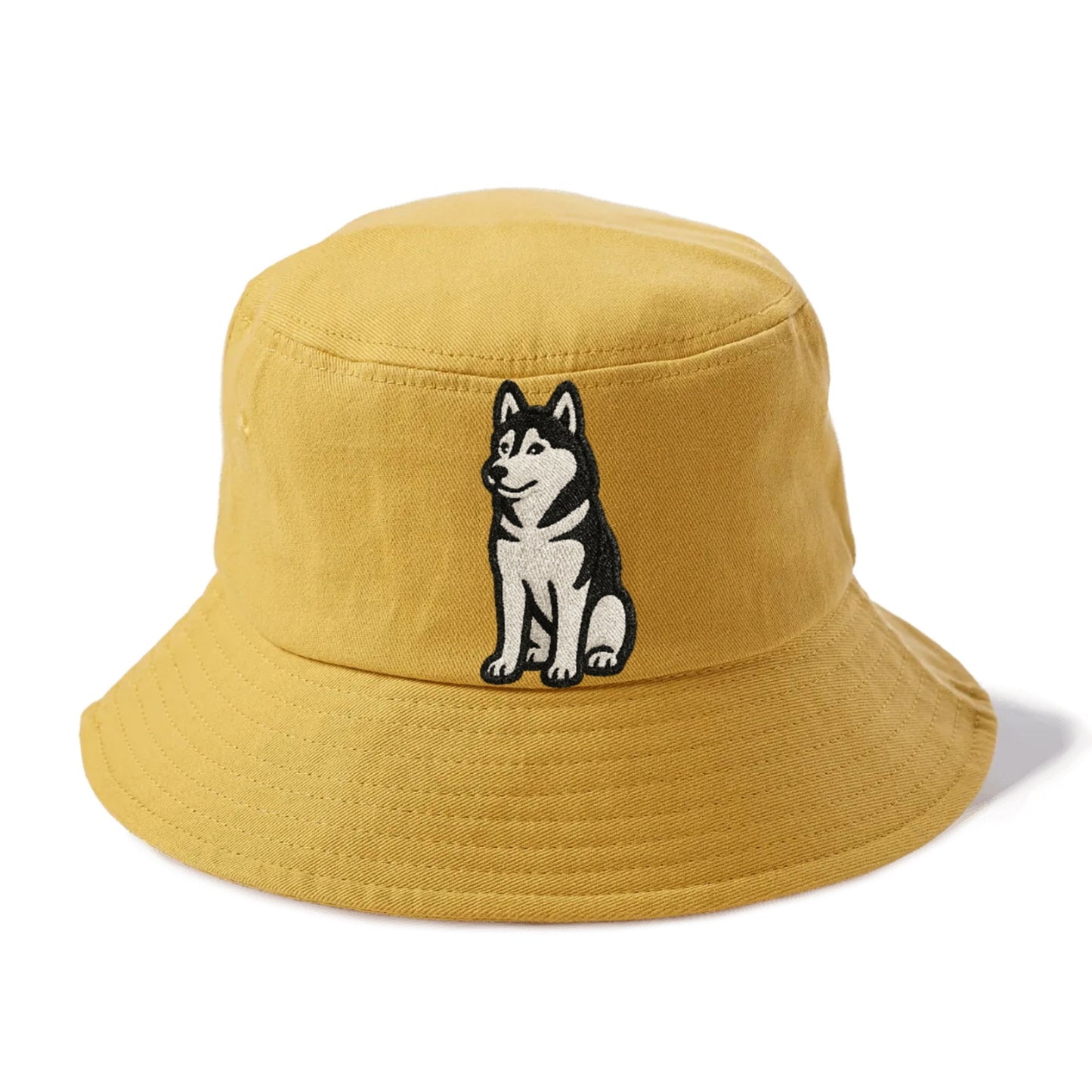 siberian-husky-black-white-loyal-spirit Hat