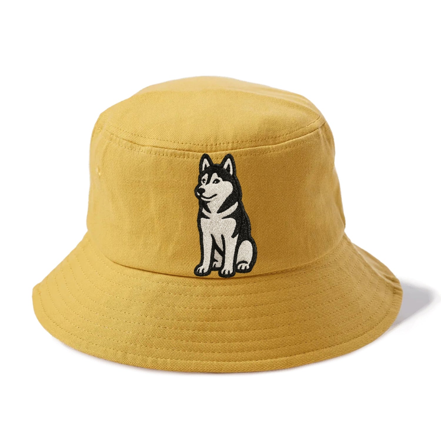 siberian-husky-black-white-loyal-spirit Hat