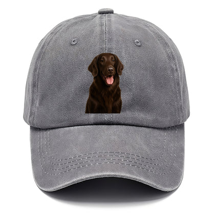 coated retriever joyful heart Hat