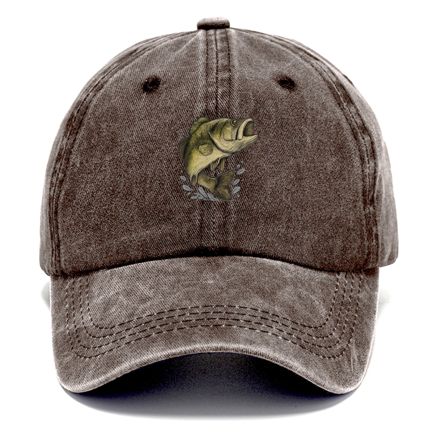 leaping bass fishing Hat