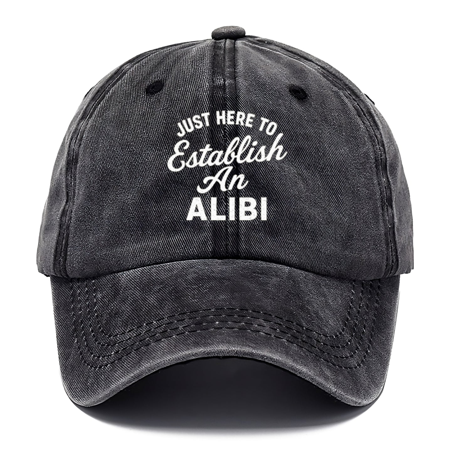 establishing an alibi hat design Hat