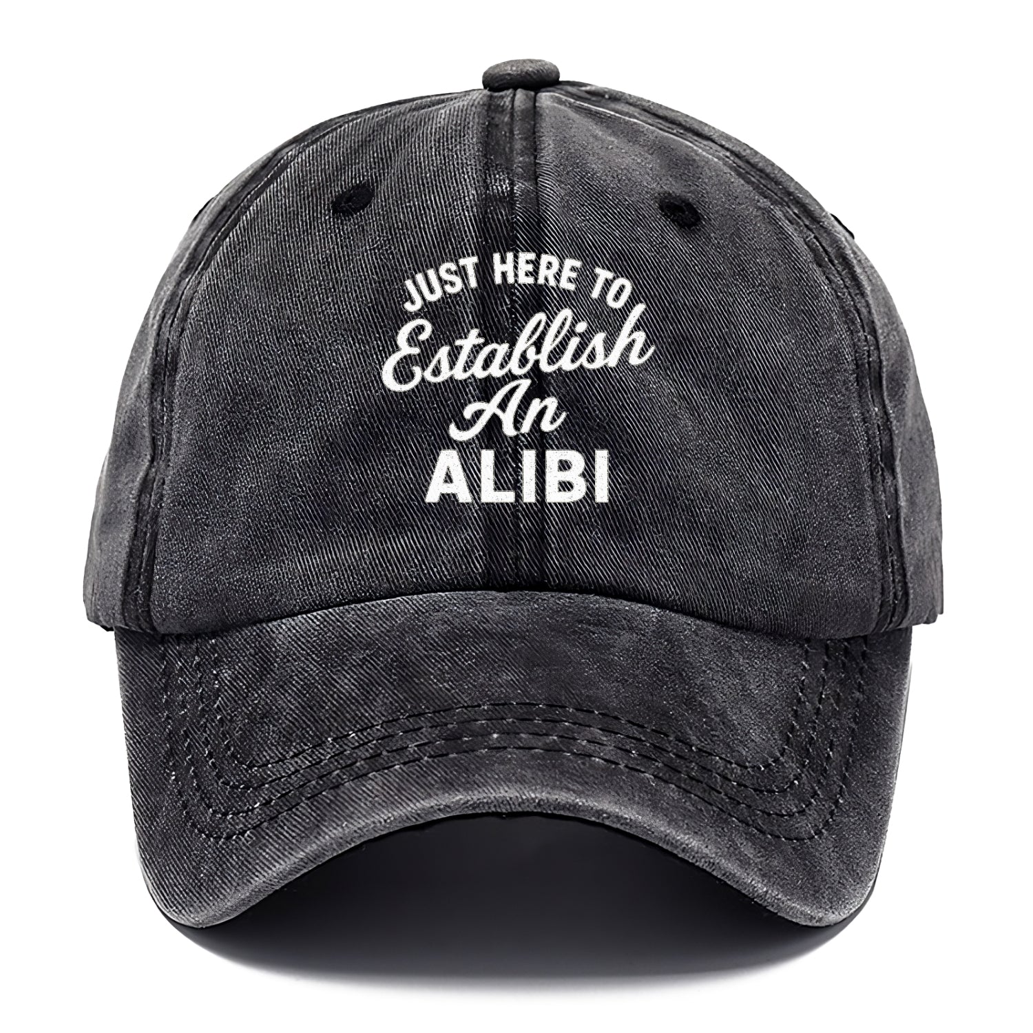 establishing an alibi hat design Hat