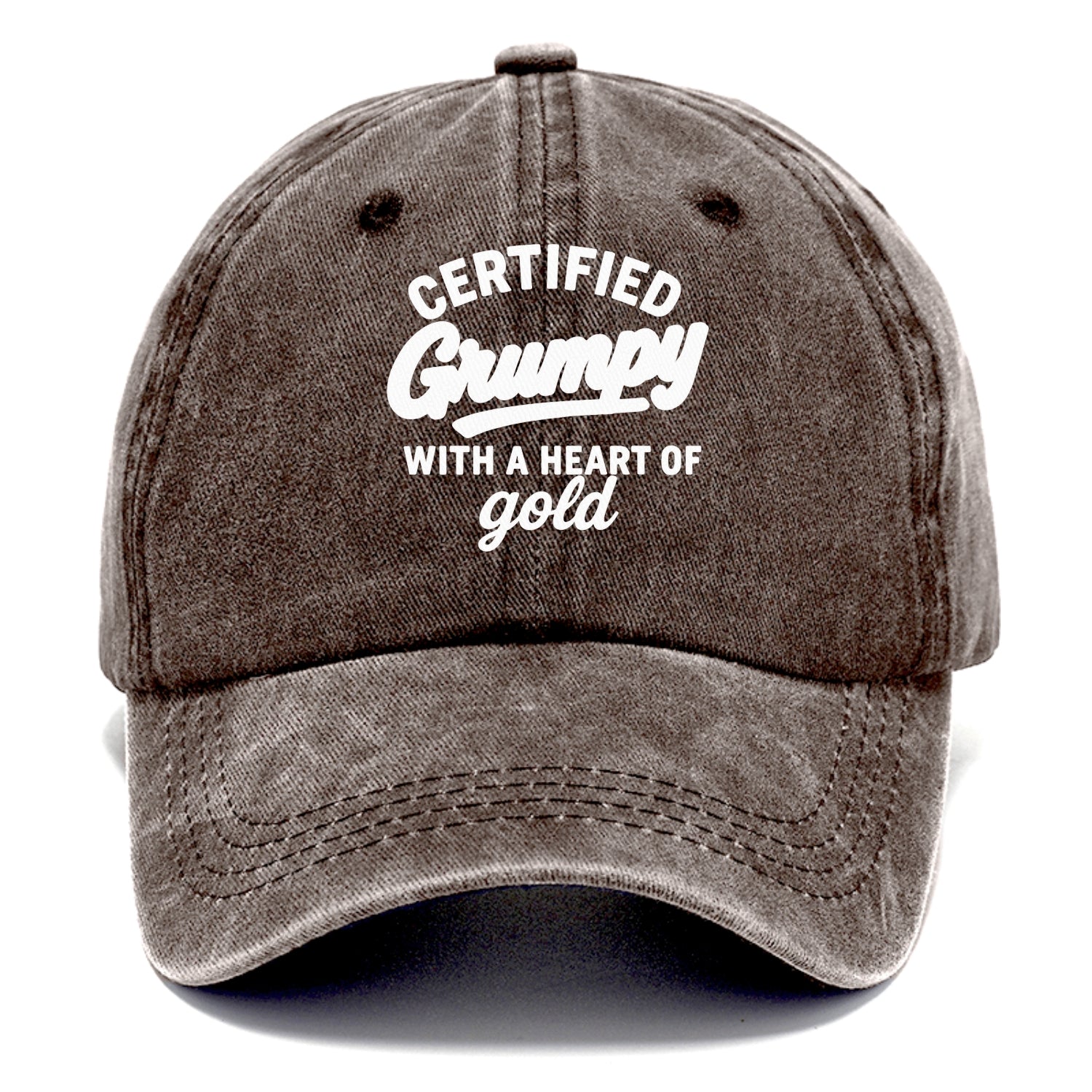 certified grumpy heart of gold Hat