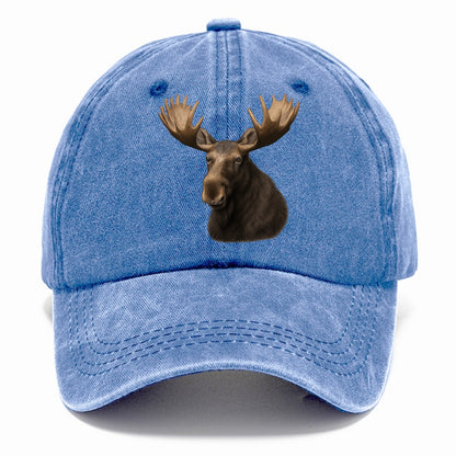 moose portrait design Hat