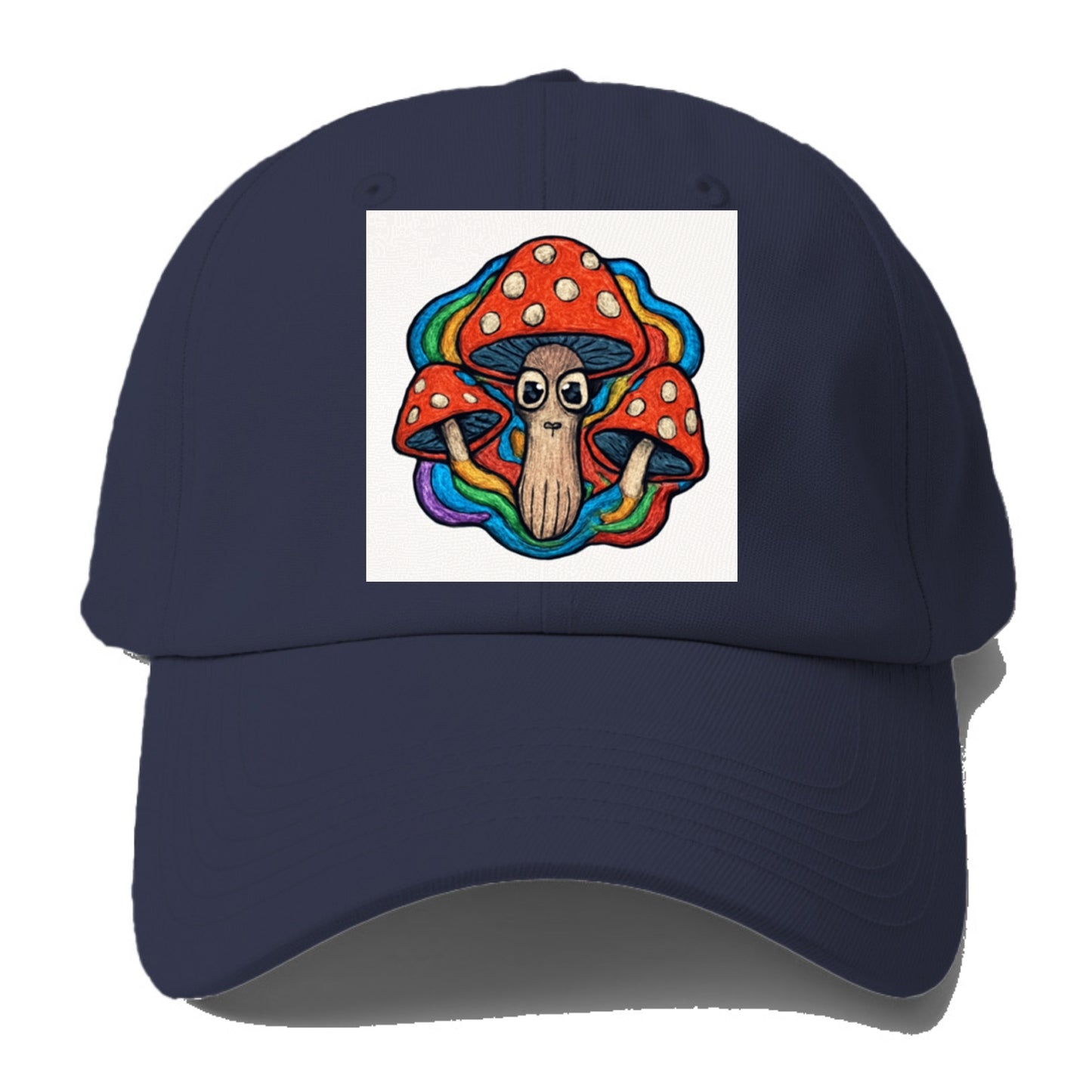 trippy mushrooms with psychedelic aura Hat