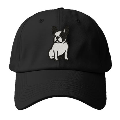 french-bulldog-black-white-charming-pose Hat