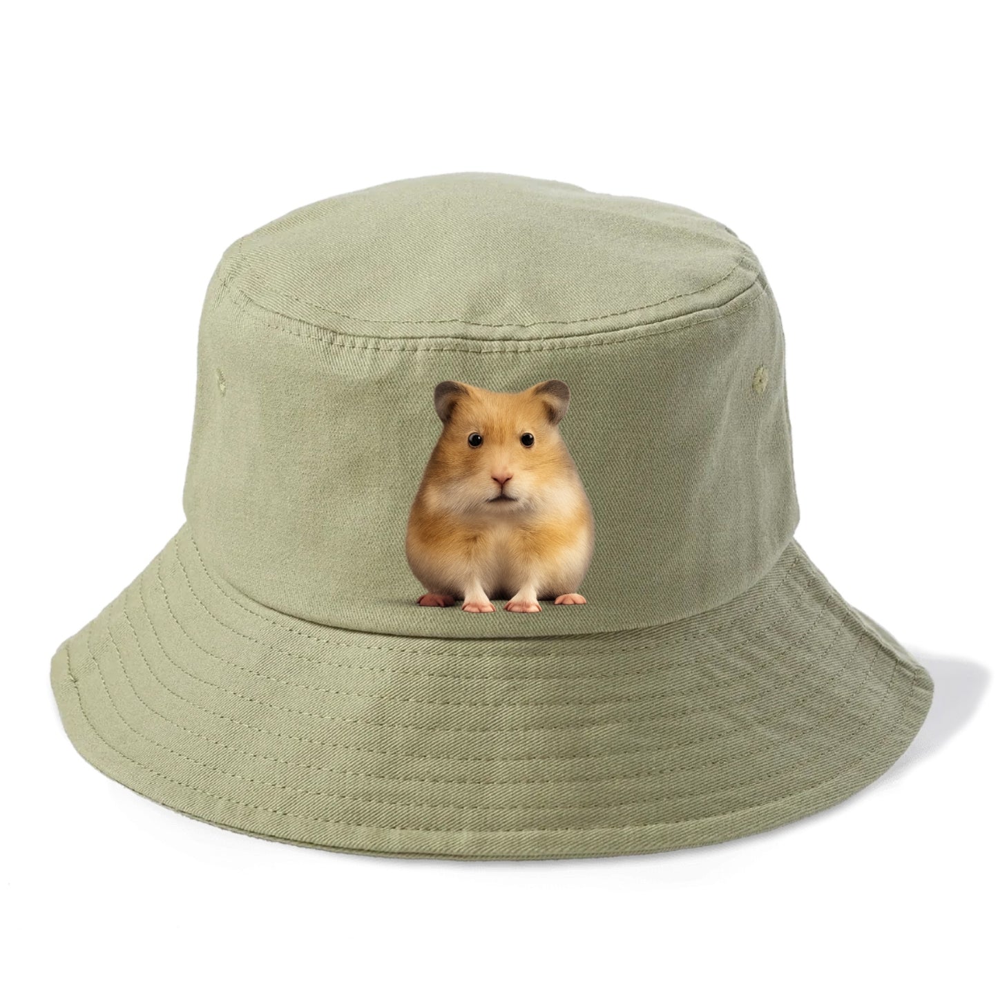 cute realistic hamster illustration portrait Hat