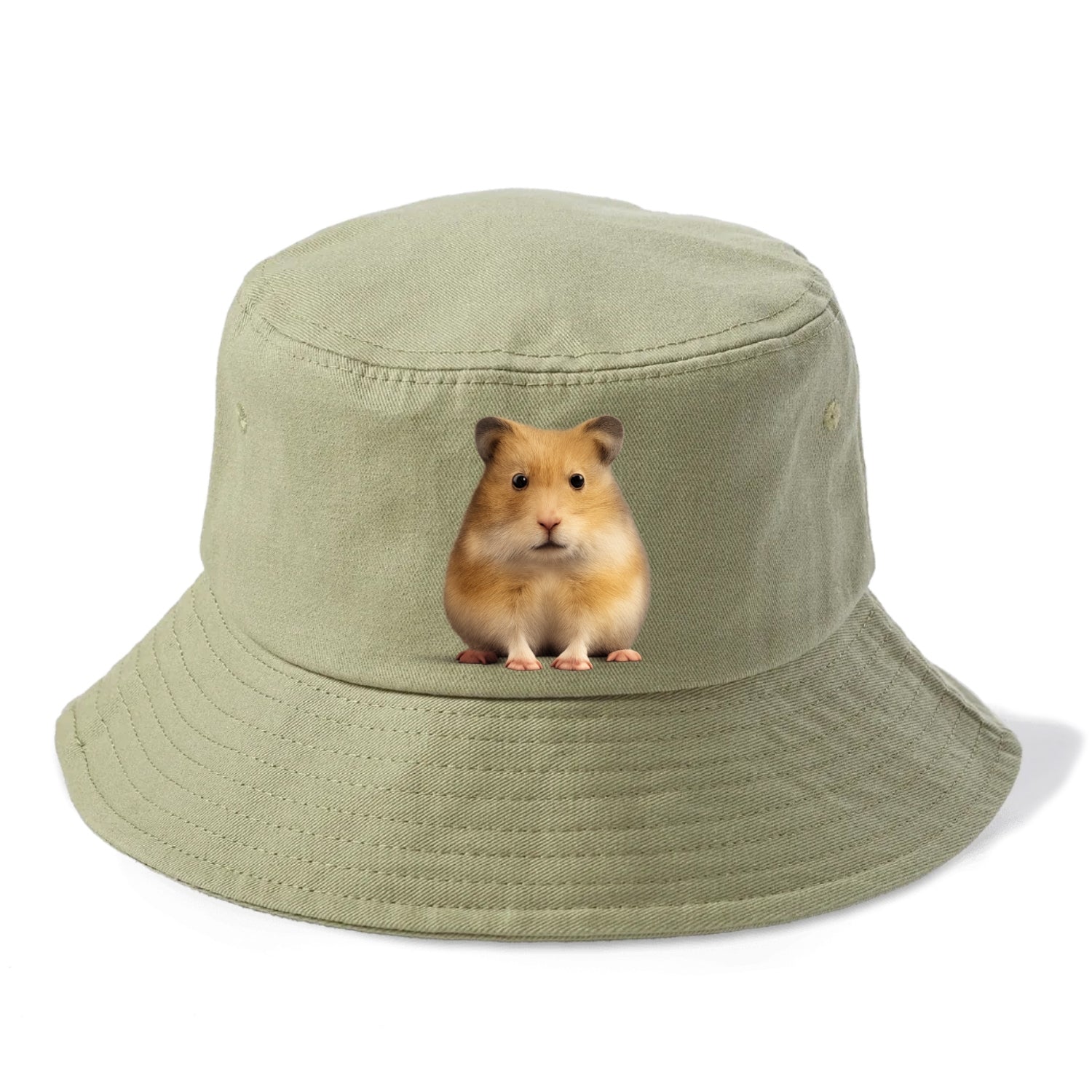 cute realistic hamster illustration portrait Hat
