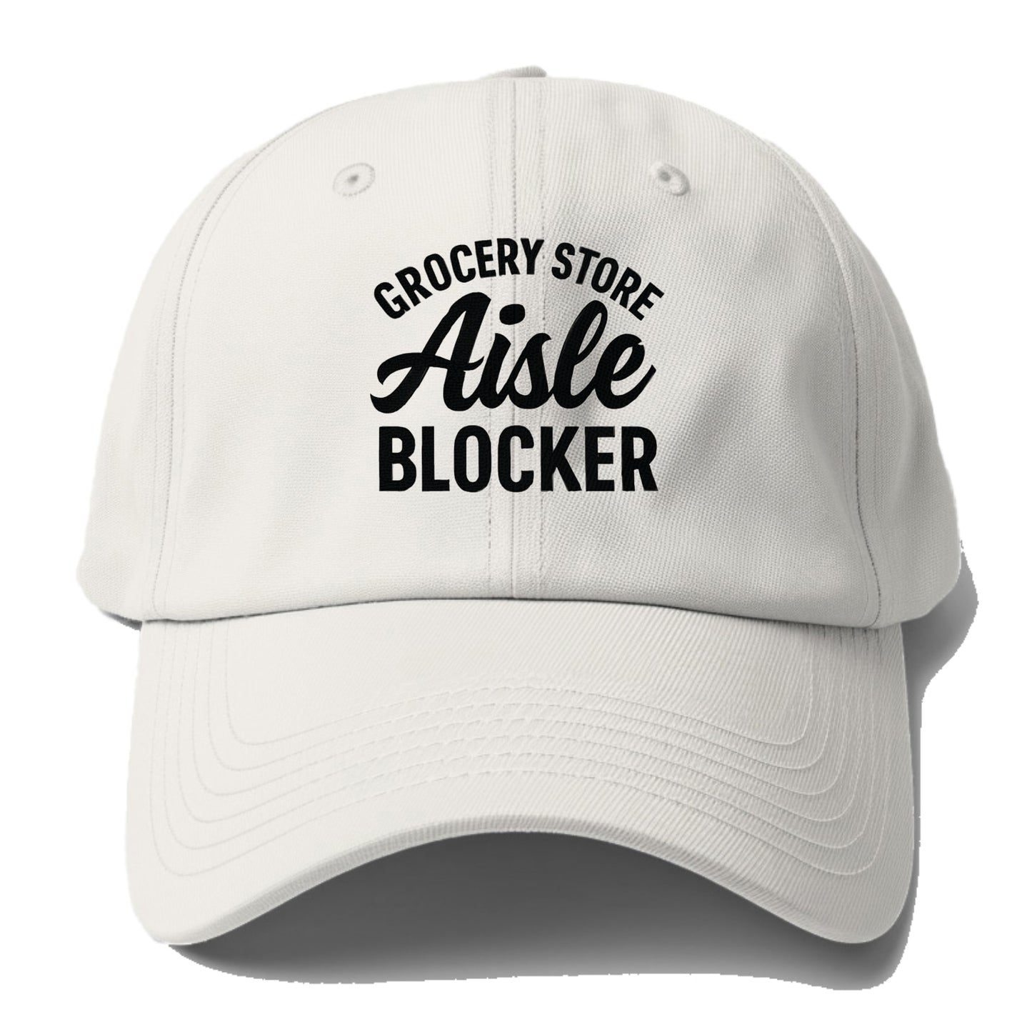 grocery store aisle blocker humor Hat