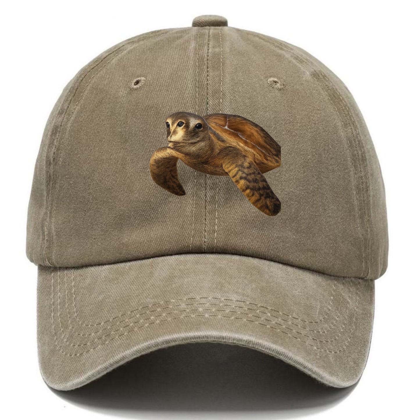 sea turtle portrait design Hat