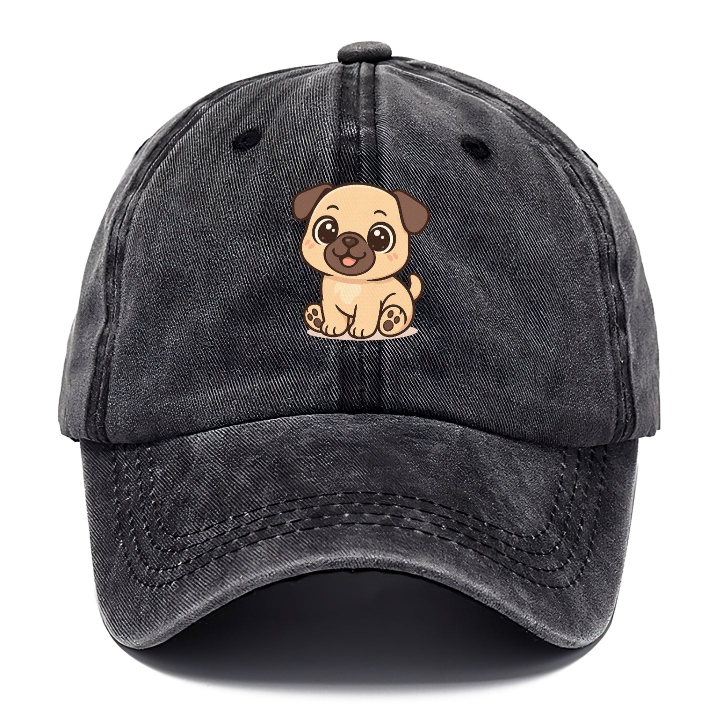 charming-pug-wrinkled-wonder Hat