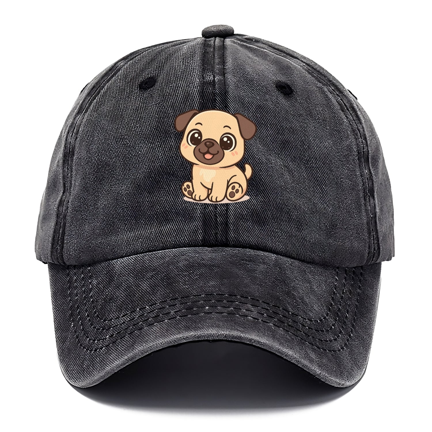 charming-pug-wrinkled-wonder Hat