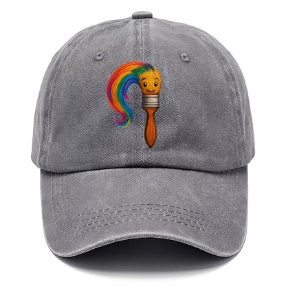 rainbow brushstrokes Hat