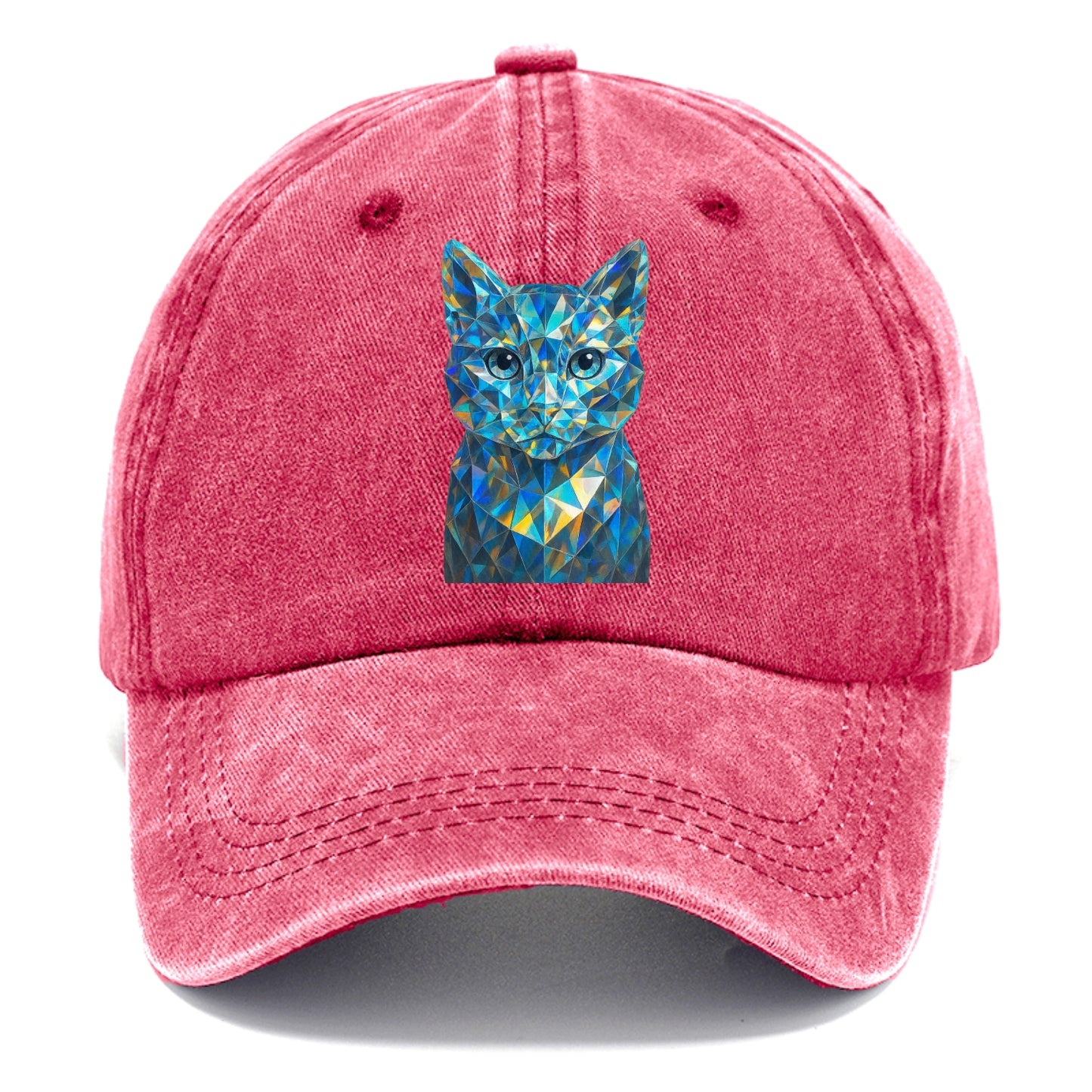 crystal prism portrait design Hat