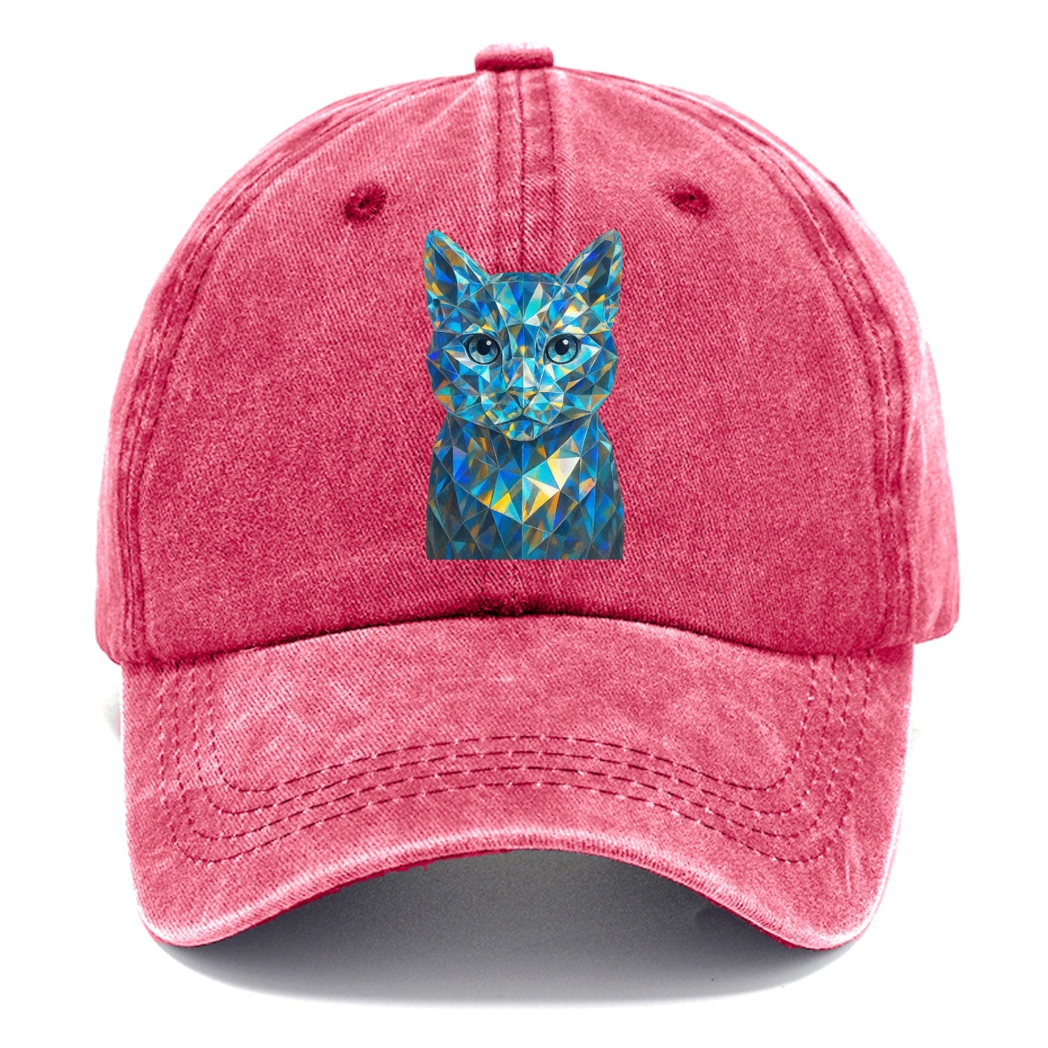 crystal prism portrait design Hat