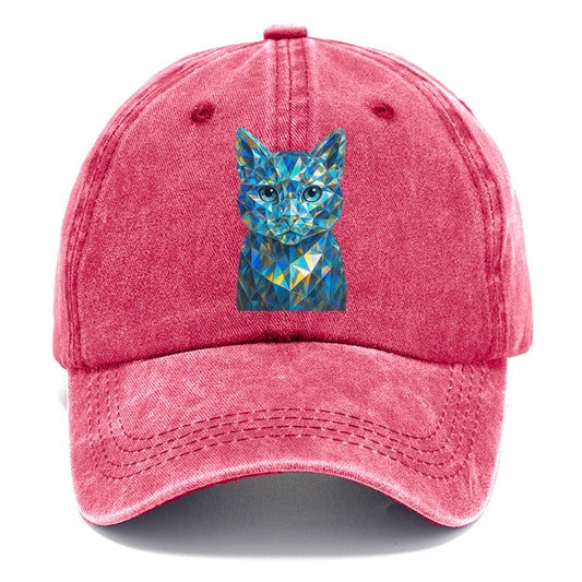 crystal prism portrait design Hat