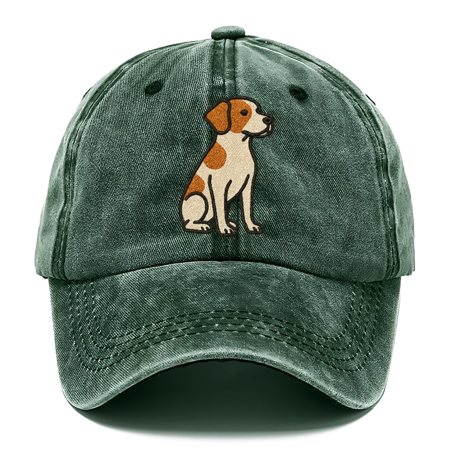 Brittany Spaniel Orange And White Design Hat