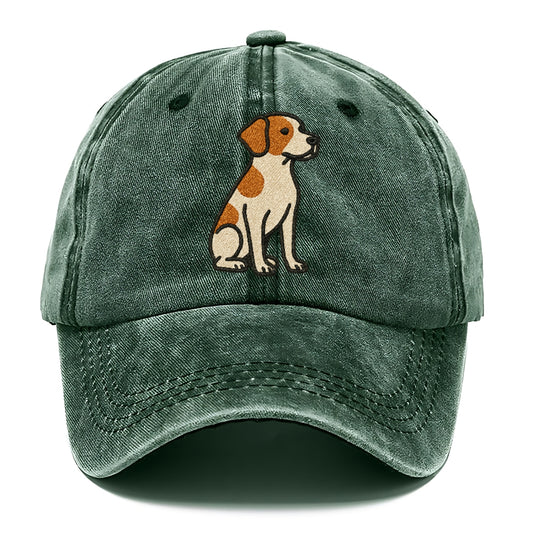Brittany Spaniel Orange And White Design Hat