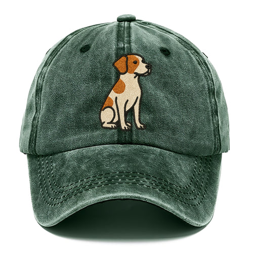 Brittany Spaniel Orange And White Design Classic Cap