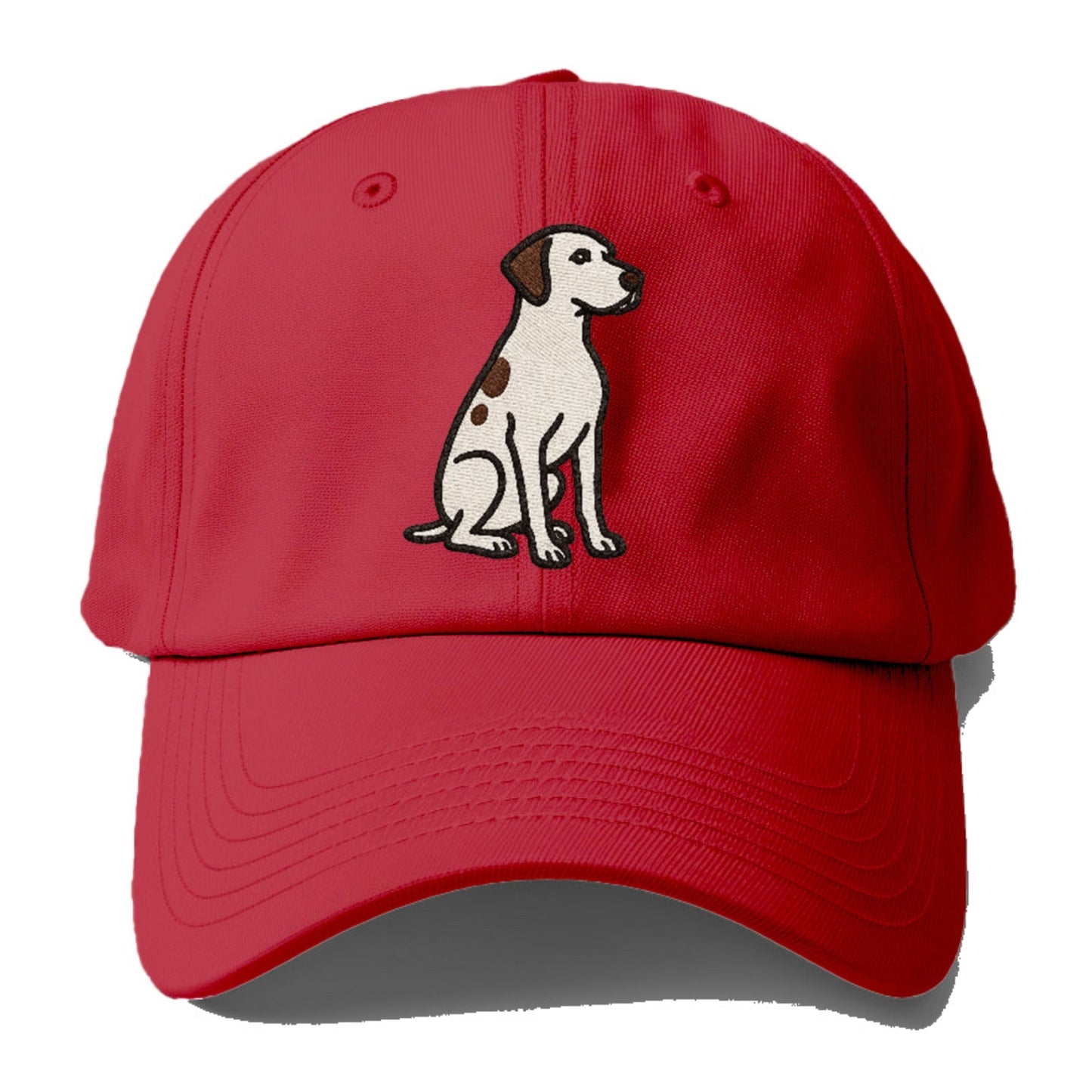 pointer-white-liver-spots-sitting-pose-loyal-spirit Hat