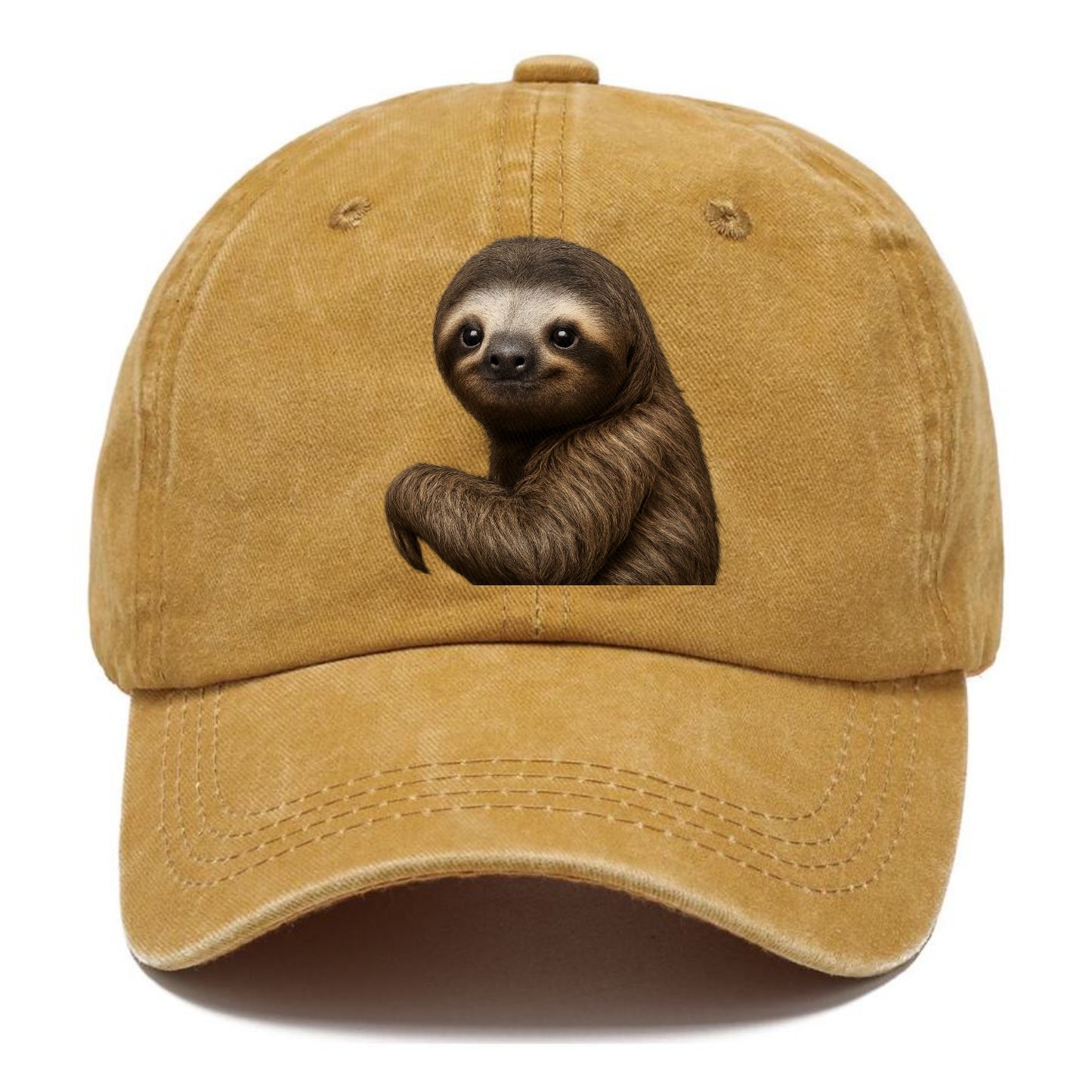 sloth portrait design Hat