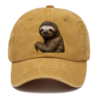 sloth portrait design Hat