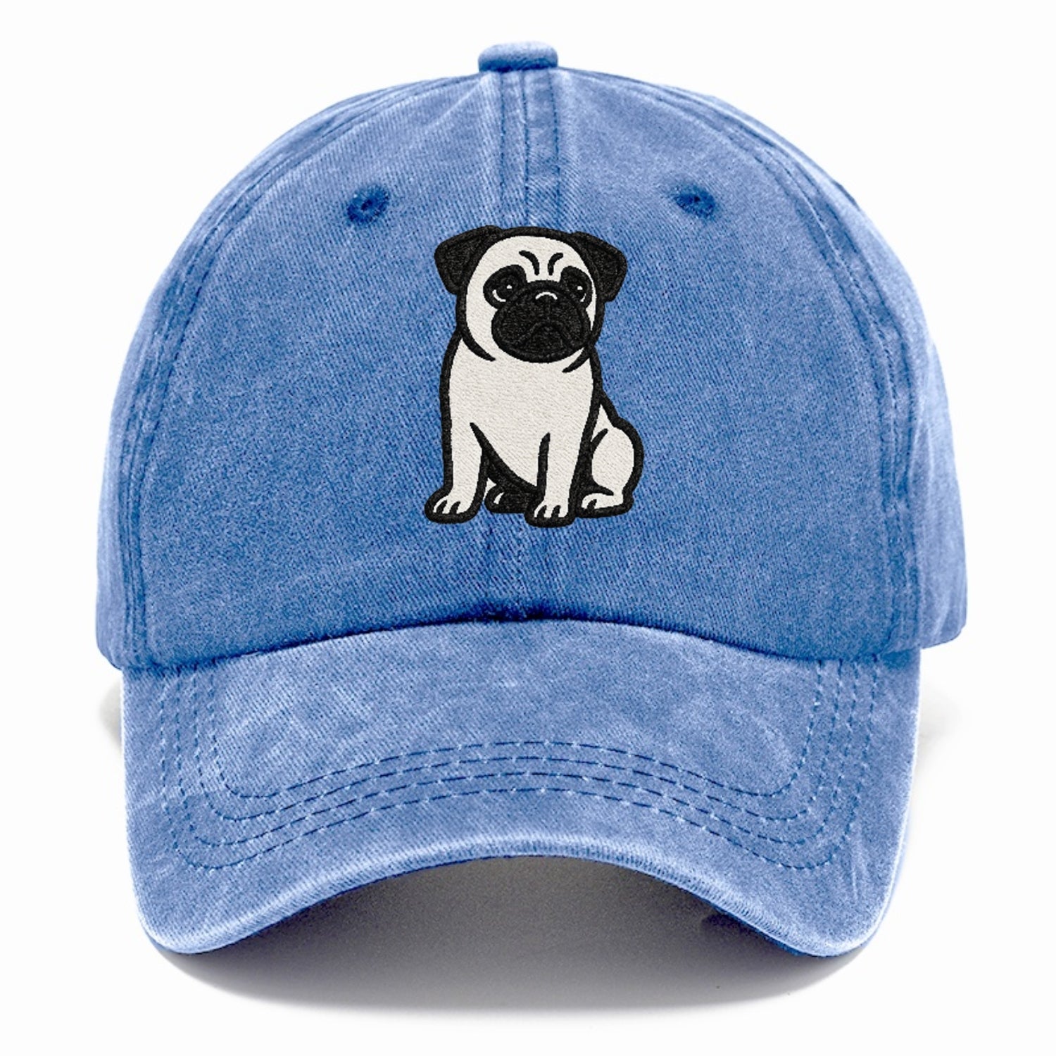 black-pug-charming-companion Hat