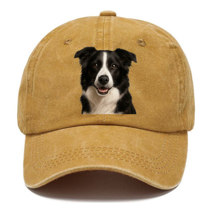 border collie: agile mind, loyal heart Hat