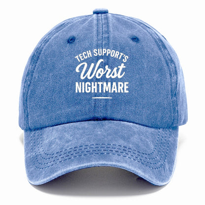tech support nightmare hat design Hat