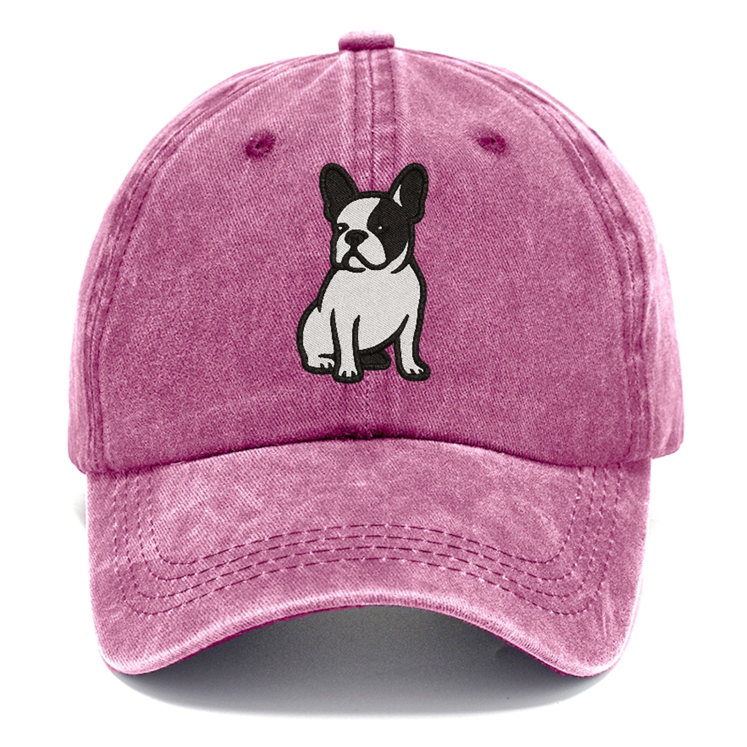 french-bulldog-black-white-charming-pose Hat