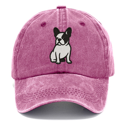 french-bulldog-black-white-charming-pose Hat